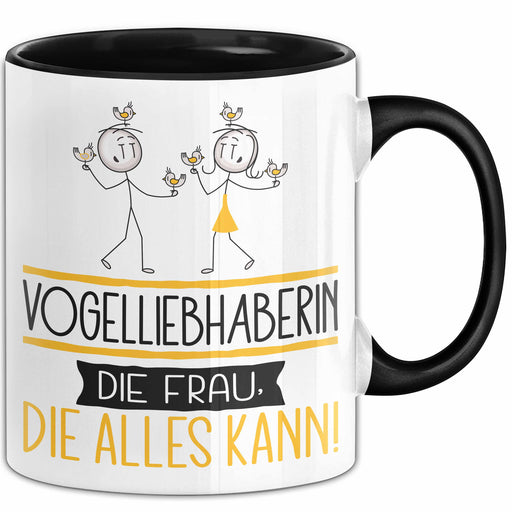 Vogelliebhaberin Geschenk Tasse Becher Die Frau Die Allen Kann Geschenkidee für eine Vogelliebhaberin Lustig Trendation