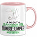 Bungee-Jumper Geschenk Tasse So Gut Kann Nur Ein Bungee-Jumper Aussehen Geschenkidee Kaffee-Becher Rosa Trendation