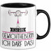 Geschenk für Gewichtheberin Tasse Lustige Geschenkidee Geburtstag Ich Bin Gewichtheberin Ich Darf Das Trendation
