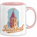 Istanbul Türkei Tasse Geschenk Lustige Geschenkidee Spruch Rosa Trendation