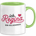 Regina Tasse Geschenk Ich Bin Vollkommen Regina Geschenkidee Geburtstag Grün Trendation