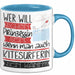 Kitesurferin Tasse Geschenk Spruch Wer Will Schon Prinzessin Sein Wenn Man Auch Kitesurferin Sein Kann Blau Trendation