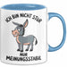 Sarkastischer Esel Tasse Geschenk Lustige Geschenkidee Ich Bin Nicht Stur Nur Meinungsstabil Blau Trendation