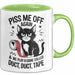 Katzen Tasse Geschenk Duct Duct Tape Geschenkidee Lustig Katze Sarkasmus Grün Trendation