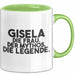 Gisela Tasse Gisela – Die Frau. Der Mythos. Die Legende. Geschenk Grün Trendation