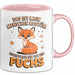 Fuchs Tierliebhaber Tasse Geschenk Lustige Geschenkidee Spruch Eigentlich Bin Ich Ein Fuchs Rosa Trendation