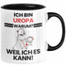 Uropa Geschenk Tasse Lustiger Spruch Ich Bin Uropa Warum Weil Ich Es Kann Geschenkidee Bester Uropa Geburtstag Kaffee-Becher Trendation