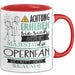 Opernfan Tasse Geschenk Lustiger Spruch Bitte Erheben Sie Sich Seine Majestät Die Opernfan Betritt Den Raum Rot Trendation