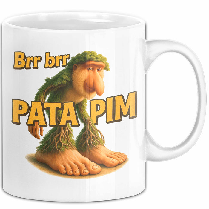 Brr brr Patapim Tasse Meme Italienisch Geschenk Lustig Becher Weiß Trendation