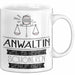 Anwältin Weil Es Keinen Schöneren Beruf Gibt Tasse Geschenk für Eine Anwältin Lustig Weiß Trendation