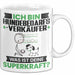 Hundebedarfsverkäufer Tasse Geschenk für Hundebedarfsverkäufer Geburtstag Lustiger Spruch Kaffee-Becher Was Ist Deine Superkraft Weiß Trendation