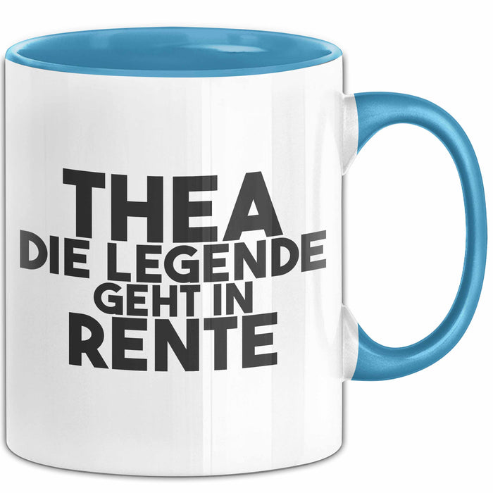 Thea Tasse Thea – Die Legende Geht In Rente Geschenk