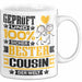 Cousin Geschenk Lustiger Spruch für Cousin Geschenkidee Bester Cousin Der Welt Weiß Trendation