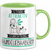 Hundeliebhaberin Tasse Geschenk Becher Stark Attraktiv Furchtlos Hundeliebhaberin Lustige Geschenkidee Grün Trendation