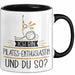 Pilates-Enthusiastin Tasse Geschenk Ich Bin Pilates-Enthusiastin Und Du So Geschenkidee Lustiger Spruch Becher Trendation