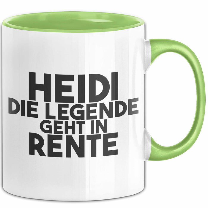 Heidi Tasse Heidi – Die Legende Geht In Rente Geschenk