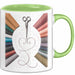Schneider Tasse Geschenk Lustige Geschenkidee Spruch Für Näh Künstler Grün Trendation