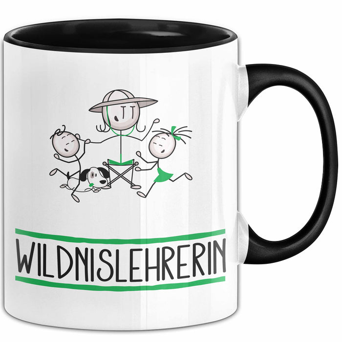 Geschenk für Wildnislehrerin Tasse Lustige Geschenkidee Geburtstag Ich Bin Wildnislehrerin Ich Darf Das Trendation