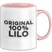 Lilo Tasse Original 100% Lilo Geschenk Rosa Trendation