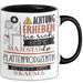 Plattenproduzentin Tasse Geschenk Lustiger Spruch Bitte Erheben Sie Sich Seine Majestät Die Plattenproduzentin Betritt Den Raum Schwarz Trendation