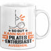 Pilates-Enthusiast Geschenk Tasse So Gut Kann Nur Ein Pilates-Enthusiast Aussehen Geschenkidee Kaffee-Becher Weiß Trendation