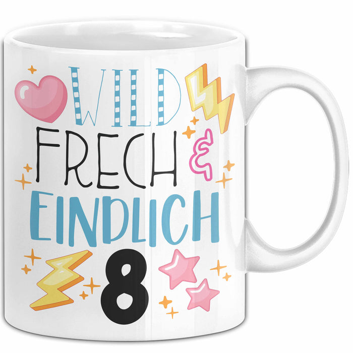 Witzige Tasse Geschenk Wild Frech Und Einfühlsam Süßes Design Weiß Trendation
