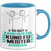 Kung-Fu-Meister Geschenk Tasse So Gut Kann Nur Ein Kung-Fu-Meister Aussehen Geschenkidee Kaffee-Becher Blau Trendation