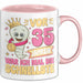 35. Geburtstag Tasse Geschenk Vor 35 Jahren War Ich Mal Die Schnellste Geschenkidee Frauen Mutter Oma Rosa Trendation
