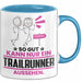 Trailrunner Geschenk Tasse So Gut Kann Nur Ein Trailrunner Aussehen Geschenkidee Kaffee-Becher Blau Trendation