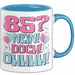 85er Geburtstag Geschenk Männer Frauen 85 Nein Doch Ohhhh Lustiger Spruch Geschenkidee Kaffee-Becher Blau Trendation