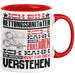 Rettungssanitäter Geschenk Tasse Geschenkidee für Rettungssanitäter Geburtstag Lustiger Spruch Ich Bin Rettungssanitäter Ich Kann Es Dir Erklären Aber Nicht Für Dich Verstehen Funny Rot Trendation