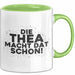 Thea Tasse Die Thea Macht Dat Schon Geschenk Grün Trendation