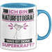 Naturfotograf Tasse Geschenk für Naturfotograf Geburtstag Lustiger Spruch Kaffee-Becher Was Ist Deine Superkraft Blau Trendation
