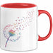 Hund Tierliebhaber Tasse Geschenk Lustige Geschenkidee Spruch Rot Trendation
