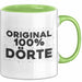 Doerte Tasse Original 100% Doerte Geschenk Grün Trendation