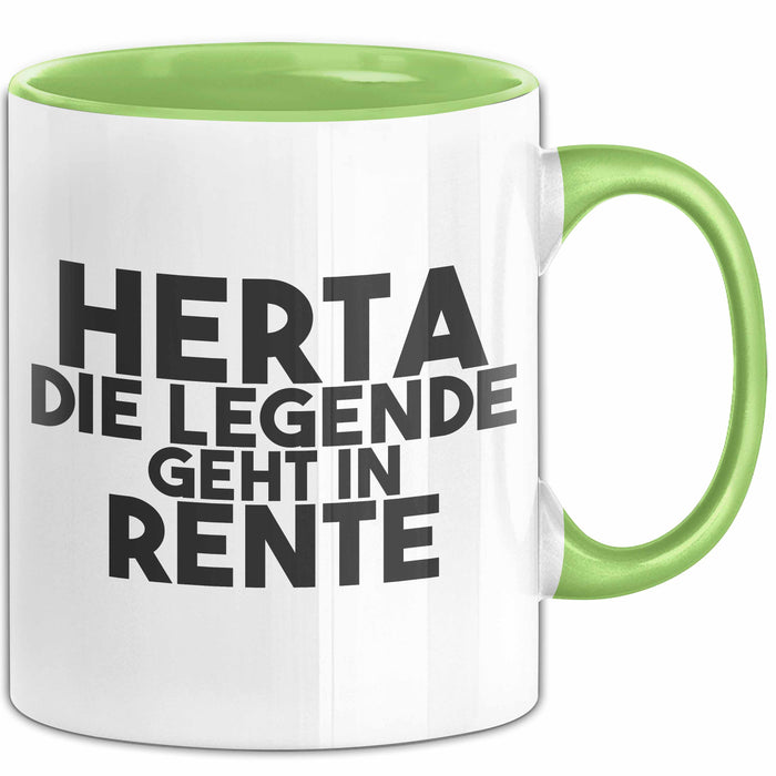 Herta Tasse Herta – Die Legende Geht In Rente Geschenk
