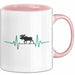 Skandinavischer Elch Tasse Geschenk Lustige Geschenkidee Rosa Trendation