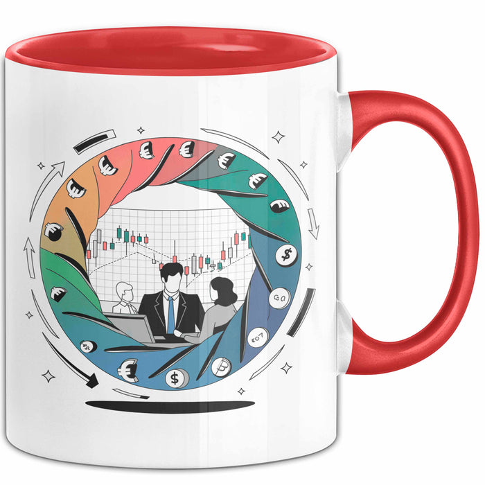Forex Trader Tasse Geschenk Lustige Geschenkidee Spruch Für Währungs Analysten Rot Trendation