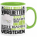 Vogelretter Geschenk Kaffee-Tasse Geschenkidee für Vogelretter Ich Bin Vogelretter Ich Kann Es Dir Erklären Jedoch Nicht Für Dich Verstehen Spruch Lustig Grün Trendation