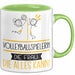 Volleyballspielerin Geschenk Tasse Becher Die Frau Die Allen Kann Geschenkidee für eine Volleyballspielerin Lustig Grün Trendation