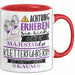 Kletterführerin Tasse Geschenk Lustiger Spruch Bitte Erheben Sie Sich Seine Majestät Die Kletterführerin Betritt Den Raum Rot Trendation