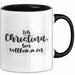 Christina Tasse Ich Christina, Bin Vollkommen Geschenk Schwarz Trendation