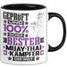 Muay-Thai-Kämpfer Geschenk Lustiger Spruch für Muay-Thai-Kämpfer Geschenkidee Bester Muay-Thai-Kämpfer Der Welt Schwarz Trendation