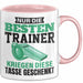 Geschenk Tasse Nur Die Besten Trainer Kriegen Diese Tasse Spruch Geschenkidee Rosa Trendation