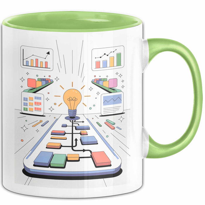 Produktmanager Tasse Geschenk Lustige Geschenkidee Spruch Für Produkt Strategen Grün Trendation