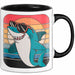 Wal Tier Tasse Geschenk Lustige Geschenkidee Spruch Schwarz Trendation