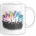 Festivalgänger Tasse Geschenkidee für Live Musik Süchtige Weiß Trendation