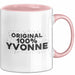 Yvonne Tasse Original 100% Yvonne Geschenk Rosa Trendation