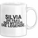 Silvia Tasse Silvia – Die Frau. Der Mythos. Die Legende. Geschenk Weiß Trendation