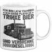 Lkw Fahrer Trucker Tasse Geschenk Lustige Geschenkidee Spruch Ich Bin Lkw Fahrer Ich Esse Fleisch Trinke Bier Und Verbrenne Diesel Weiß Trendation